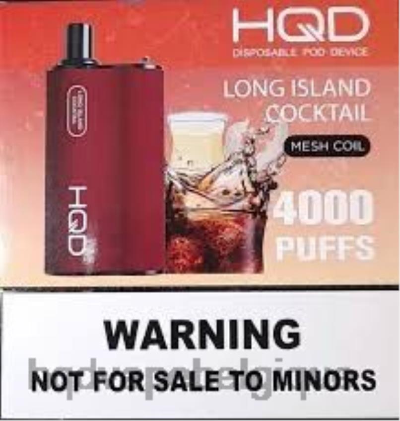 HQD BOX 4000 bouffées 4N6NN114 HPD puff cocktail de longue île