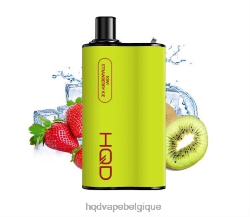 glace à la fraise et au kiwi