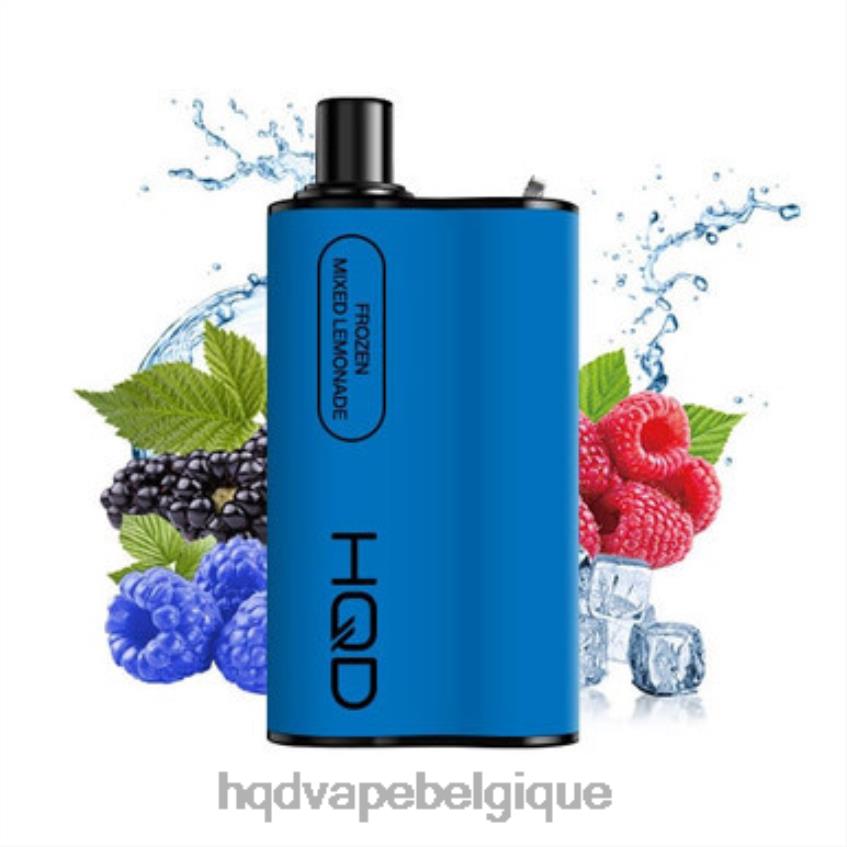 HQD BOX 4000 bouffées 4N6NN89 HPD nicotine free vape baies mélangées surgelées