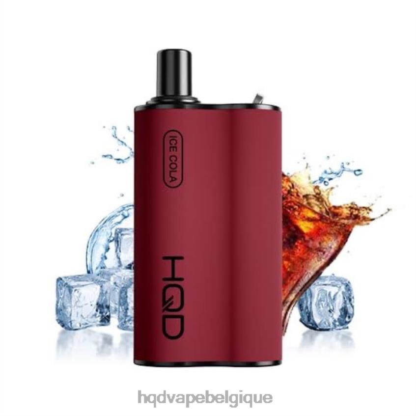 HQD BOX 4000 bouffées 4N6NN90 HPD e cigarette cola glacé