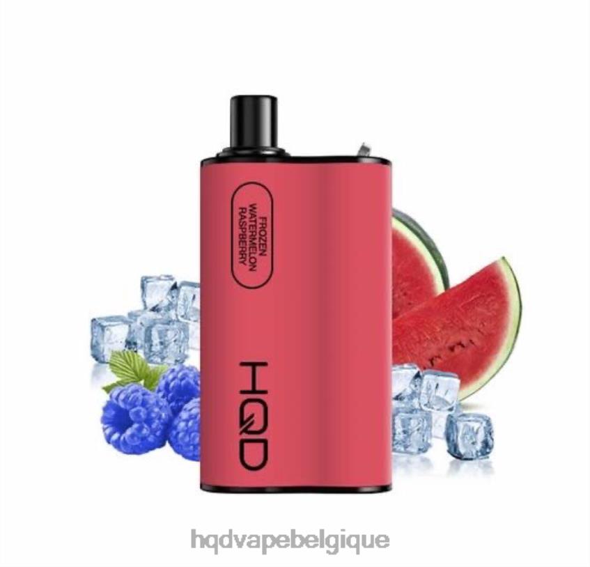 HQD BOX 4000 bouffées 4N6NN91 HPD vape belgique framboise pastèque surgelée