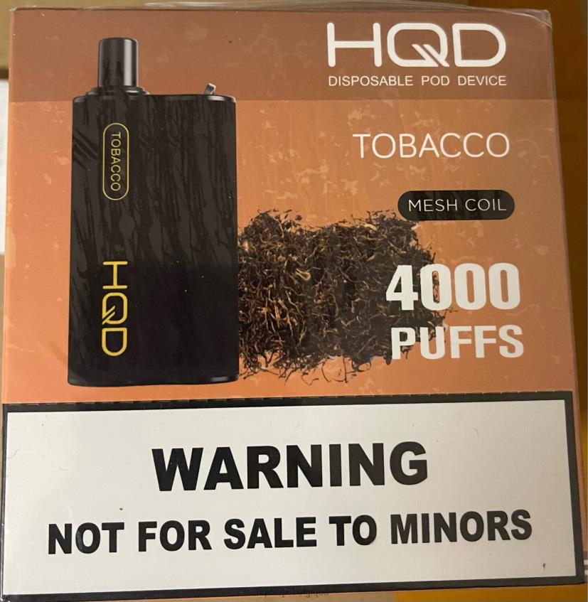 HQD BOX 4000 bouffées 4N6NN96 best HPD flavors le tabac