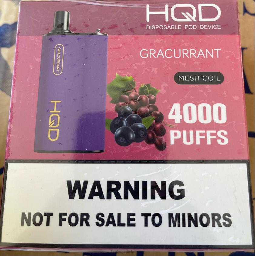 HQD BOX 4000 bouffées 4N6NN98 HPD prix groseille
