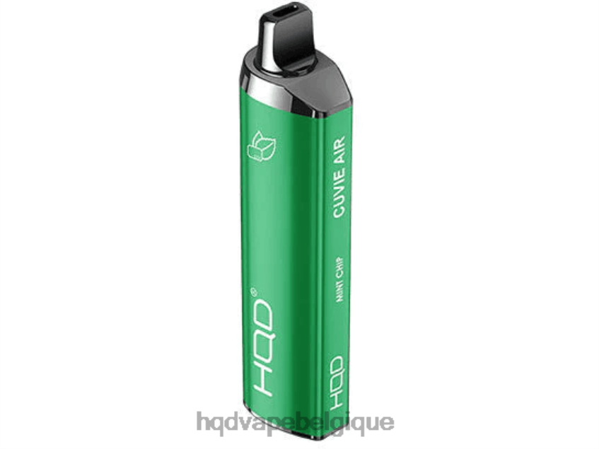 HQD CUVIE AIR jetable 4N6NN192 HPD vape belgium chips de menthe