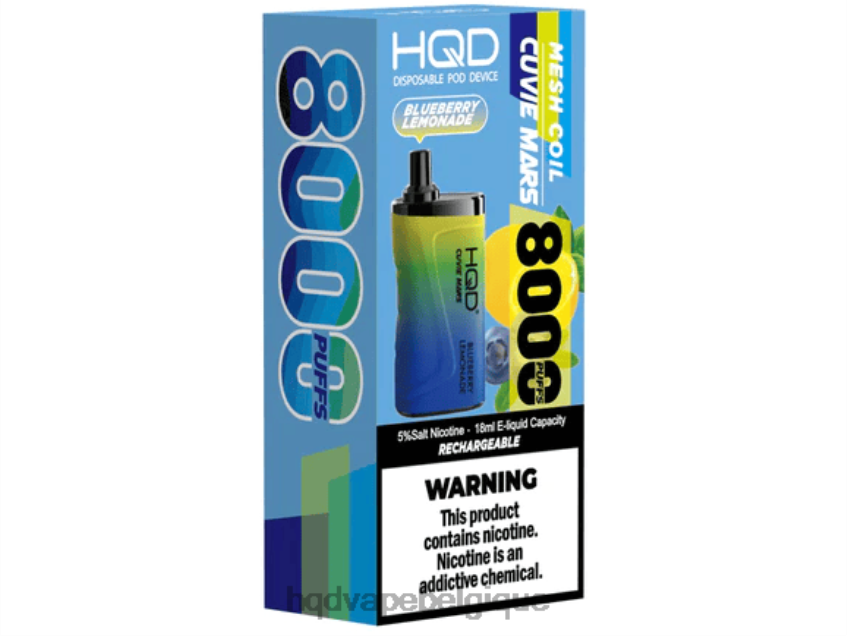 HQD CUVIE MARS jetable 4N6NN143 HPD vape avis limonade aux bleuets