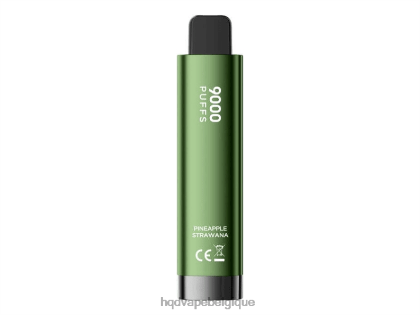 HQD CUVIE PLUS 2.0 jetable 4N6NN235 HPD vape bruxelles Strawnana à l\'ananas