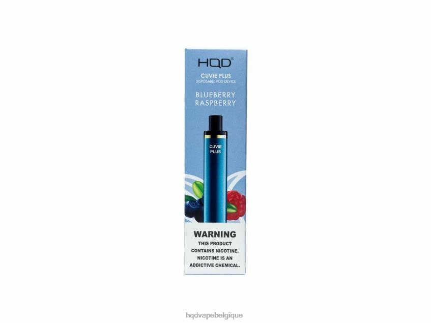 HQD CUVIE PLUS vape jetable 4N6NN147 HPD flavors vape myrtille framboise