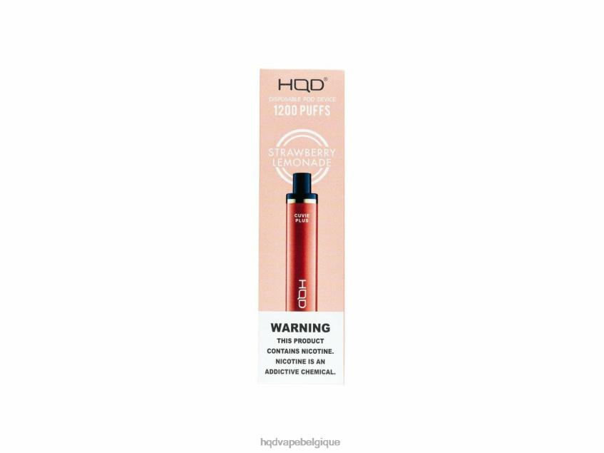 HQD CUVIE PLUS vape jetable 4N6NN257 HPD flavors vape Limonade de fraise