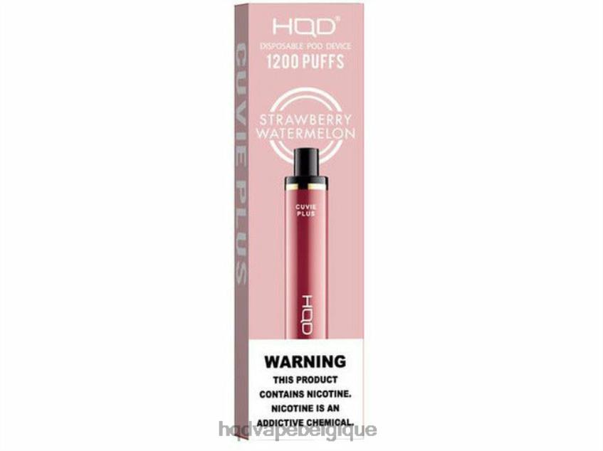 HQD CUVIE PLUS vape jetable 4N6NN262 HPD vape belgium pastèque fraise