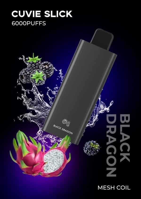 dragon noir lisse