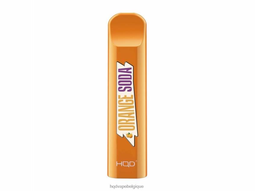 HQD CUVIE jetable 4N6NN179 HPD nicotine free vape soda à l'orange