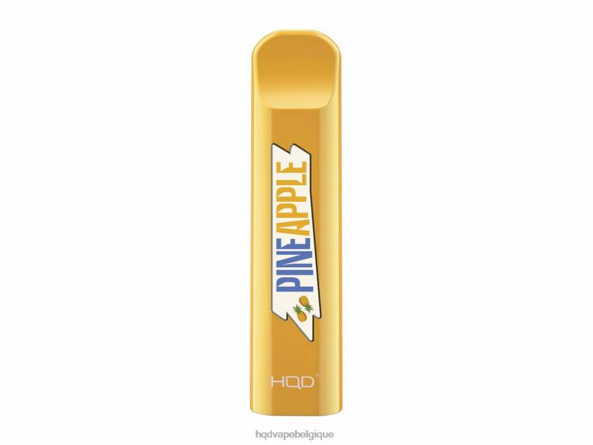 HQD CUVIE jetable 4N6NN182 HPD vape belgium ananas