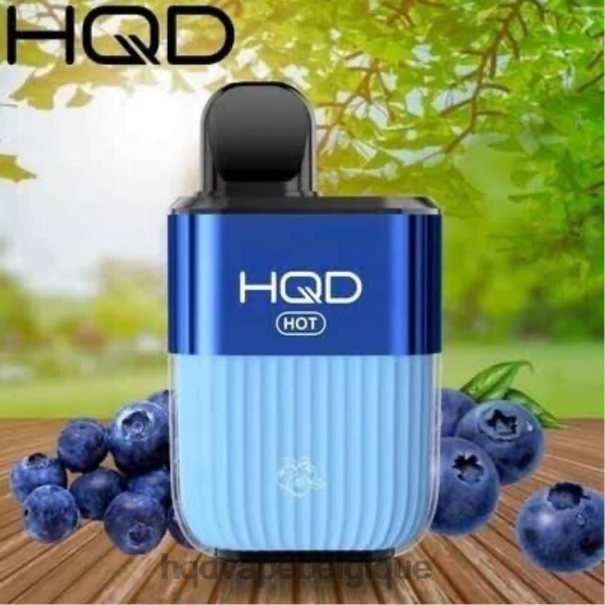 HQD HOT 5000 bouffées 4N6NN66 best HPD flavors myrtille