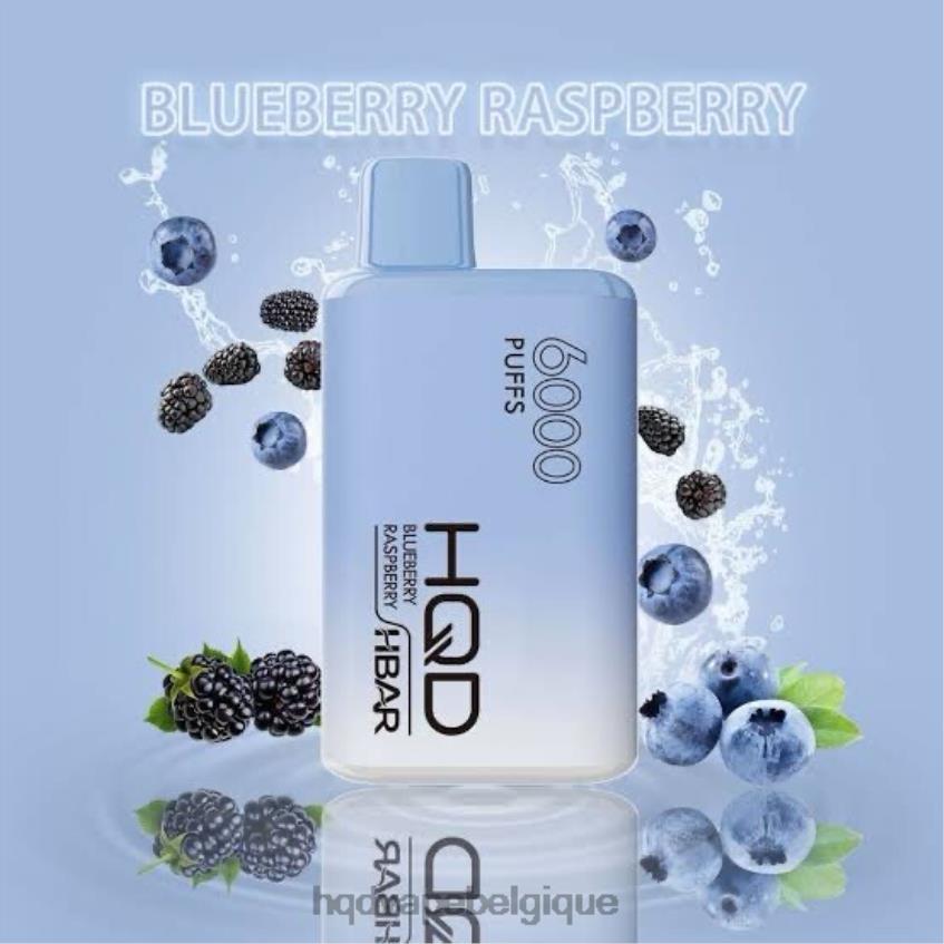 HQD HBAR 6000 bouffées 4N6NN43 HPD vape avis myrtille framboise