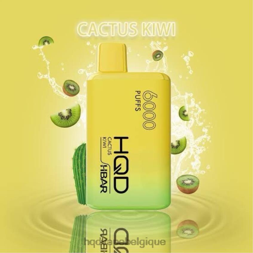 HQD HBAR 6000 bouffées 4N6NN45 HPD vape bruxelles kiwi cactus